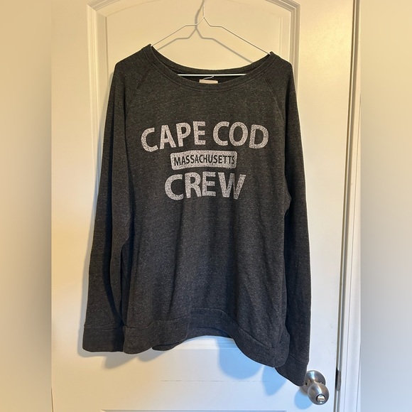 Cape cod crew Ninety Dark Gray crew neck Sweatshirt - Picture 1 of 2